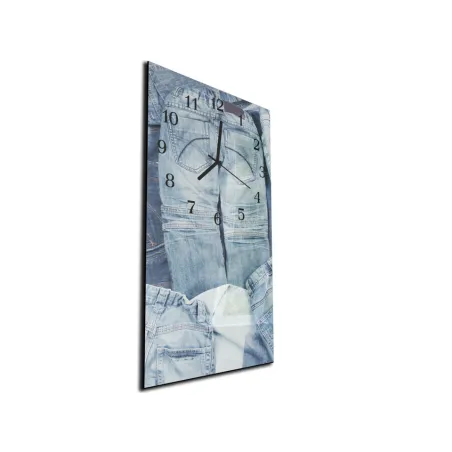 Nástenné hodiny jeans 30x60cm II