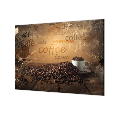 Ochranná deska dekorace Coffee a káva 60x52cm