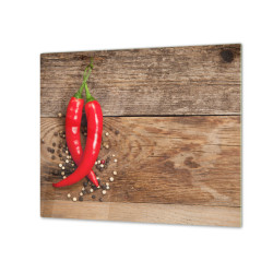 Ochranná deska papričky chilli a pepř 60x52cm